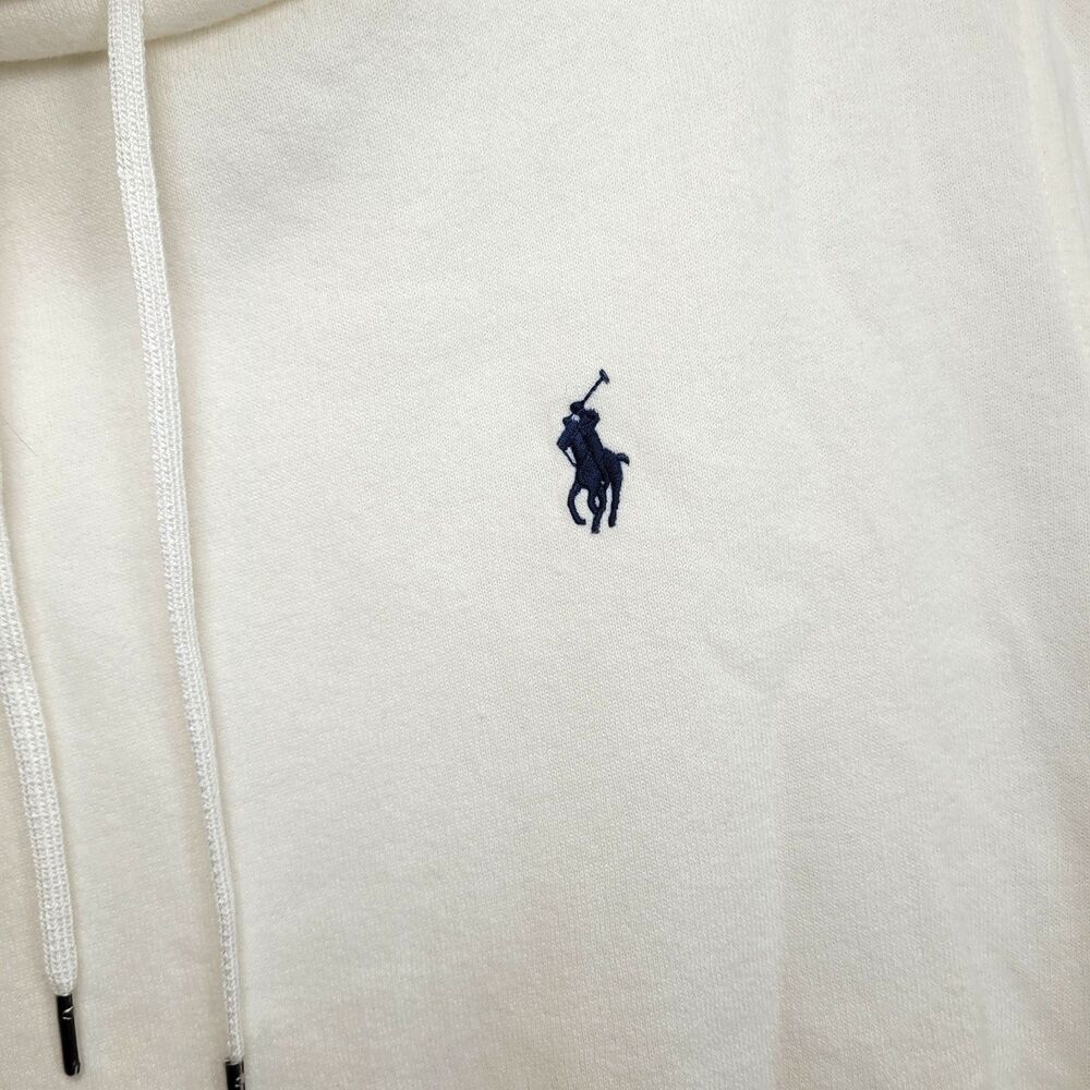 Polo Ralph Lauren Women’s White Turtleneck Cowl Neck Sweatshirt Sz XS/TP - Picture 4 of 13